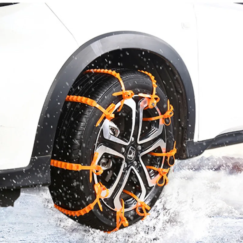10Pcs/5Pcs Tire Wheel Chain Anti-slip Emergency Snow Chains For Ice/Snow/Mud/Sand Safe Driving Truck SUV Auto Car Accessories | Автомобили