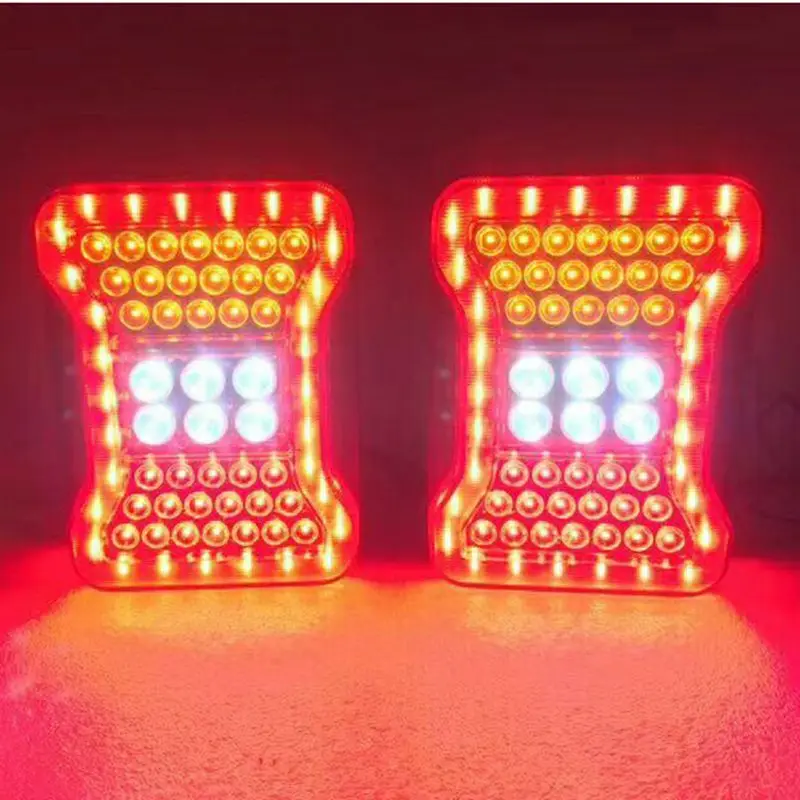 LED Tail Lights Smoke red For Jeep Wrangler 2007-2017 JK JKU With Break Back Up Light Reverse Turn Parking Signal Lamp Assembly |