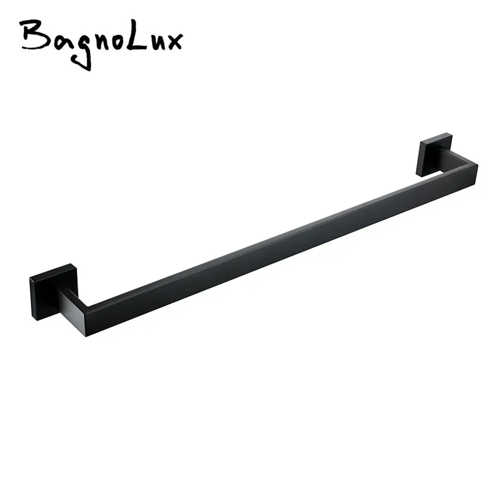 Черная настенная вешалка для полотенец ванной комнаты|Вешалки полотенец| |