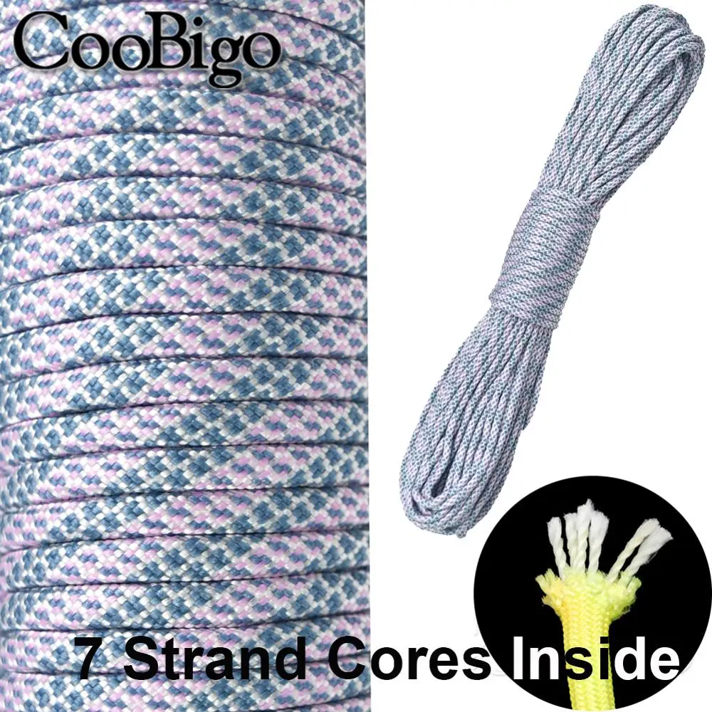 Паракорд 550 футов парашютный шнур веревка Mil Spec Type III 7 нитей для выживания