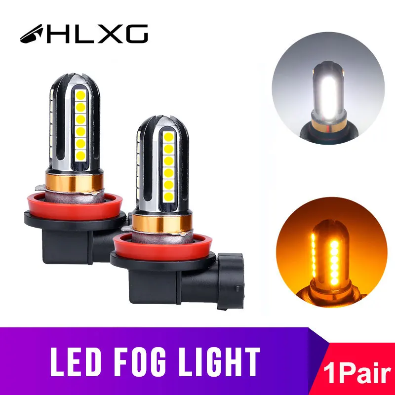 3030 SMD 12V 24V H11 led h8 противотуманные фары лампы 9005 HB3 9006 HB4 PSX24W luces para авто лампа nebbia