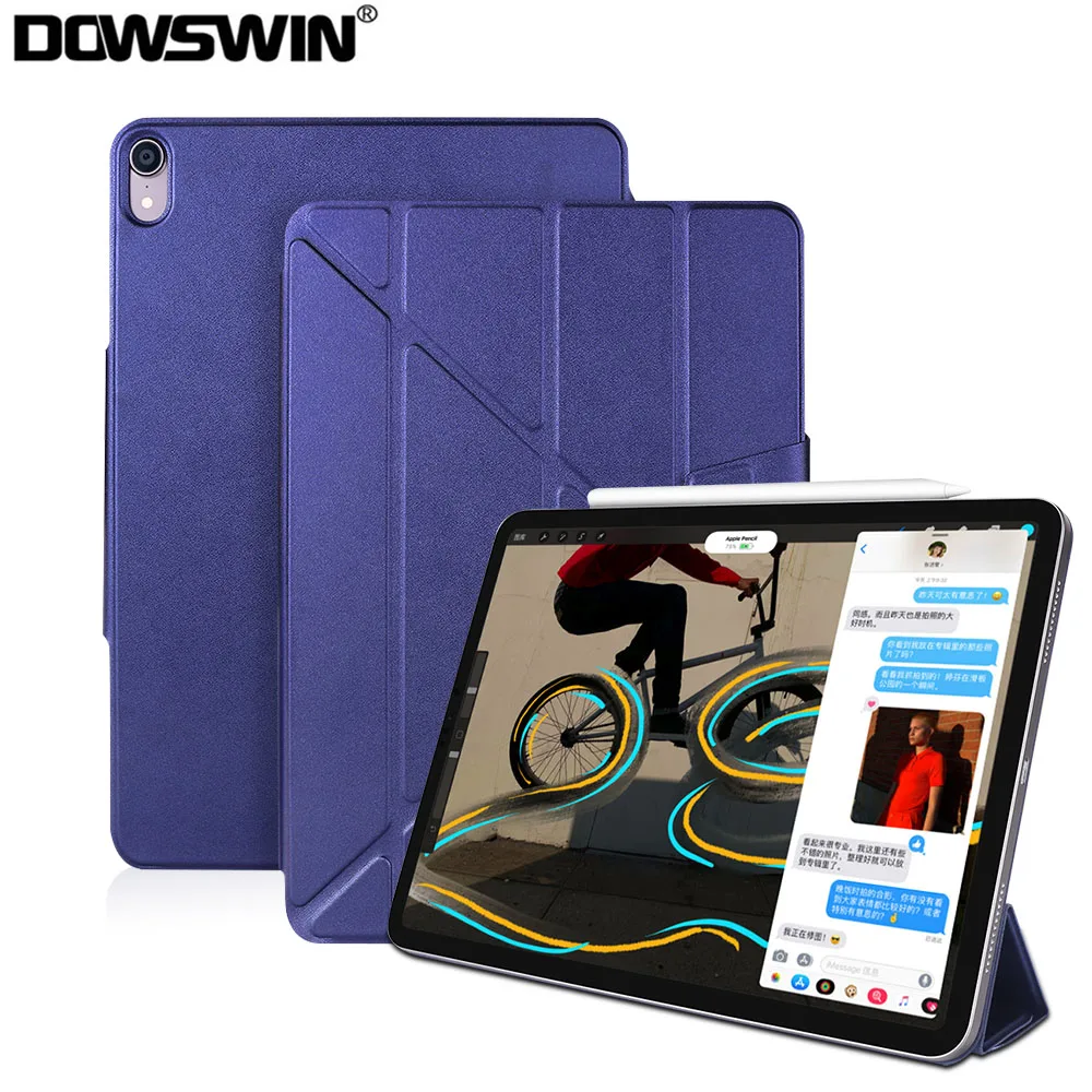 Чехол для iPad Pro 11 12 9 2018 умный чехол ipad Магнитный из искусственной кожи