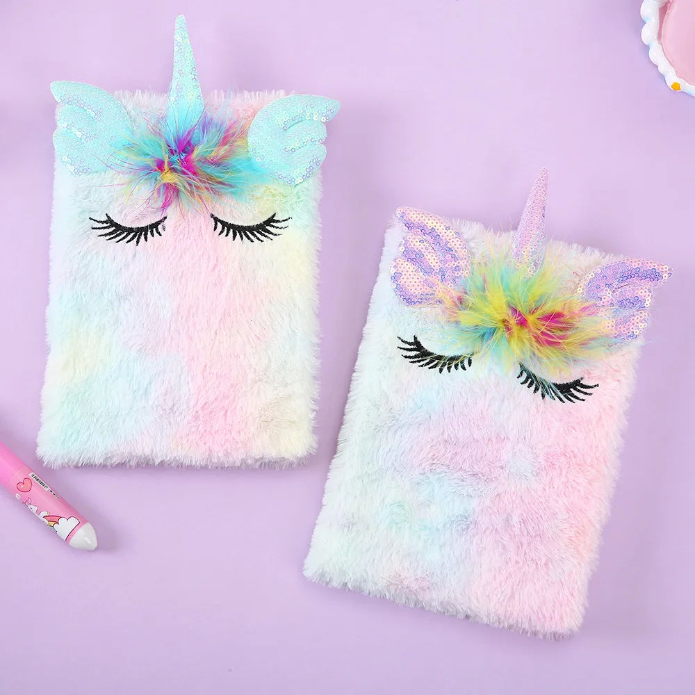 Новинка 2020 дневник ученический блокнот мультяшная ручная книга с единорогом