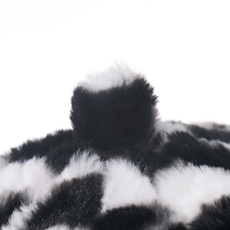 

Fashion Winter Warm Gorros Faux Fur Beret Femme Berets Hats Caps Women Chapeaux Femme