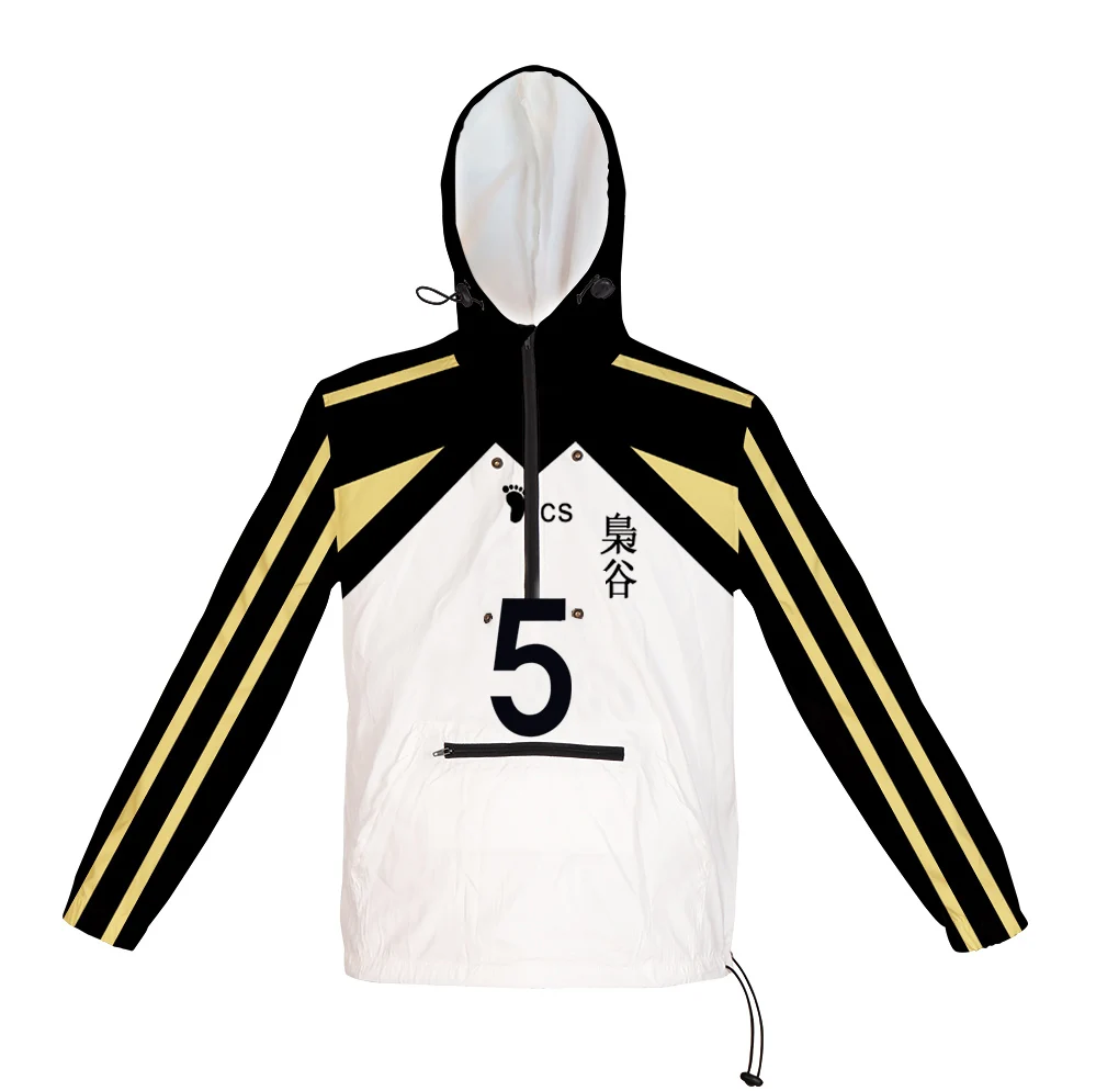 

2020 Japan Anime Haikyuu!! Windbreaker 3D Tracksuit Unisex Sweatshirts Women/Men Long Sleeve Harajuku Streetwear Haikyuu Clothes