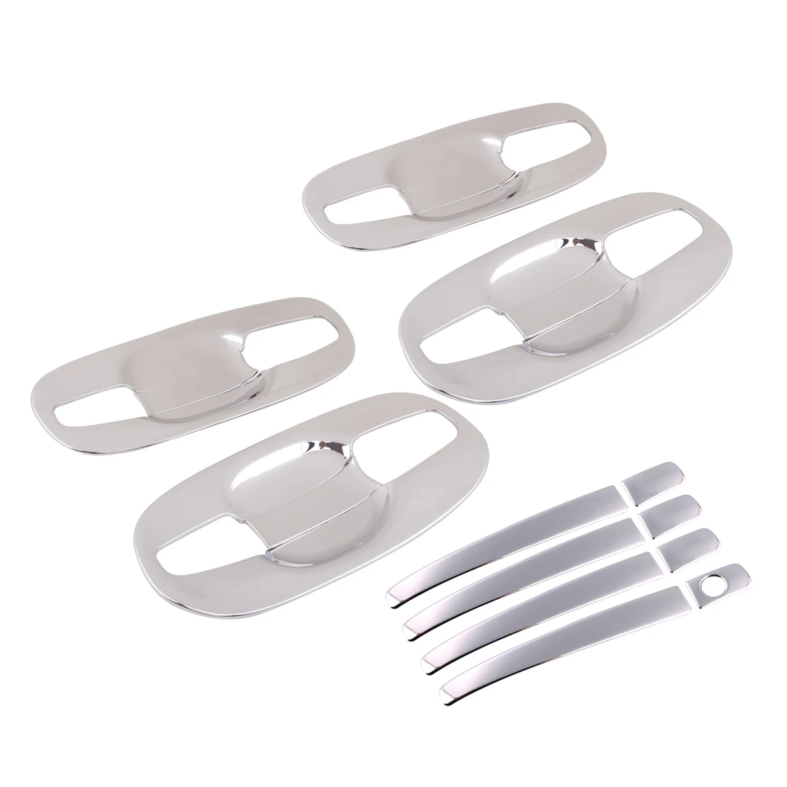 

Silver Door Handle Cup Bowl Cover Trim Car Fit For Toyota Sienna MK3 XL30 2011 2012 2013 2014 2015 2016 2017 2018 2019 2020