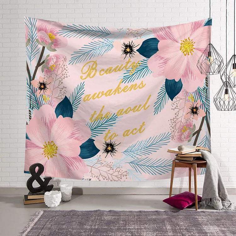 

Animals Plants landscape Hanging Leisure bedroom Wall blanket Decor Various styles Psychedelic Abstract Carpet Cloth Tapestries