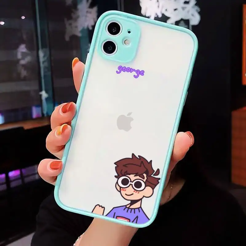 

Dream Smp japanese manga anime Phone Case matte transparent For iphone 7 8 11 12 plus mini x xs xr pro max cover