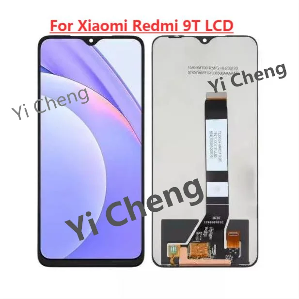 

AAA+ Original For Redmi 9T LCD Display+Touch Screen Panel Digitizer Assembly with Frame For Redmi 9T J19S M2010J19SG LCD