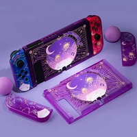 transparent soft tpu cover switch game theme protective case for nintendo switch ns joy con controller crystal housing shell