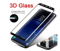 100pcs 3d tempered glass protective curved screen protector film for samsung note 10 8 9 note 20 ultra s8 s9 s10 s20 s21 plus