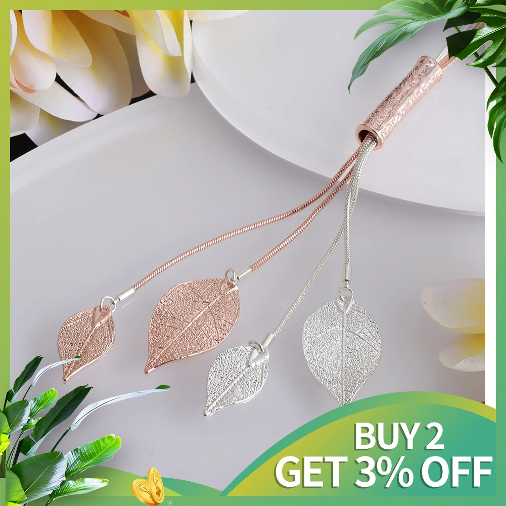 Новинка 2021 дизайнерское женское ожерелье MeiceM с искусственными листьями для