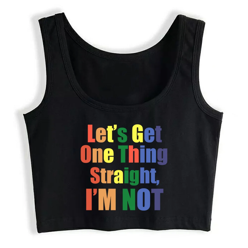 

Crop Top Women Gay Harajuku Emo Aesthetic Grunge Tank Top Female Clothes