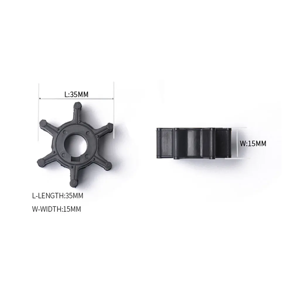 Крыльчатка водяного насоса 6L5-44352-00 для Yamaha F2 F2.5 3 (Мальта) 2-тактный лодочный
