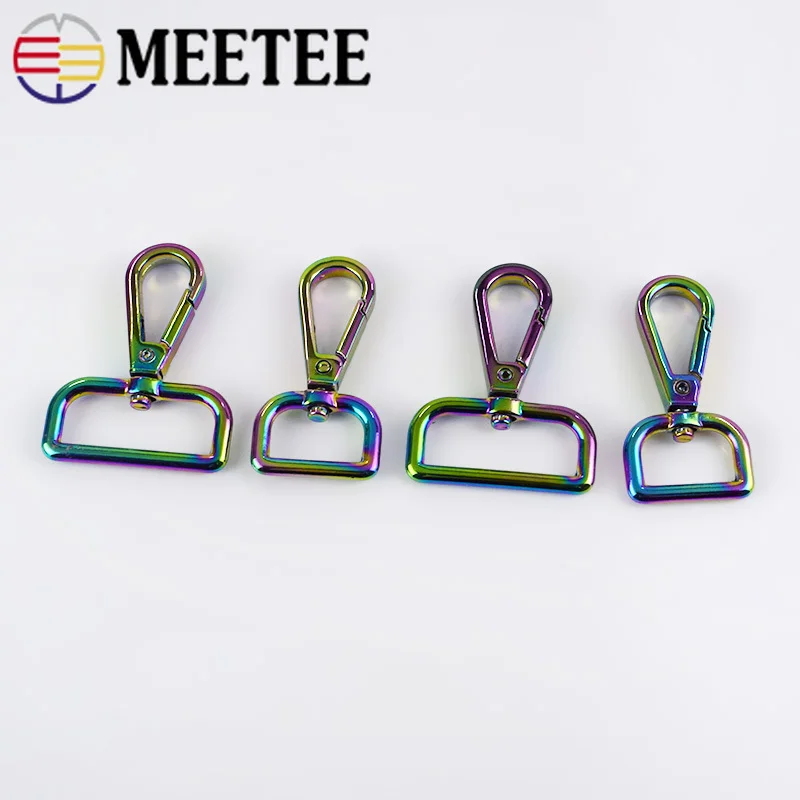 Meetee 2/4 шт. 19/32 мм металлическая сумка на ремешке с пряжками зажим зажиме