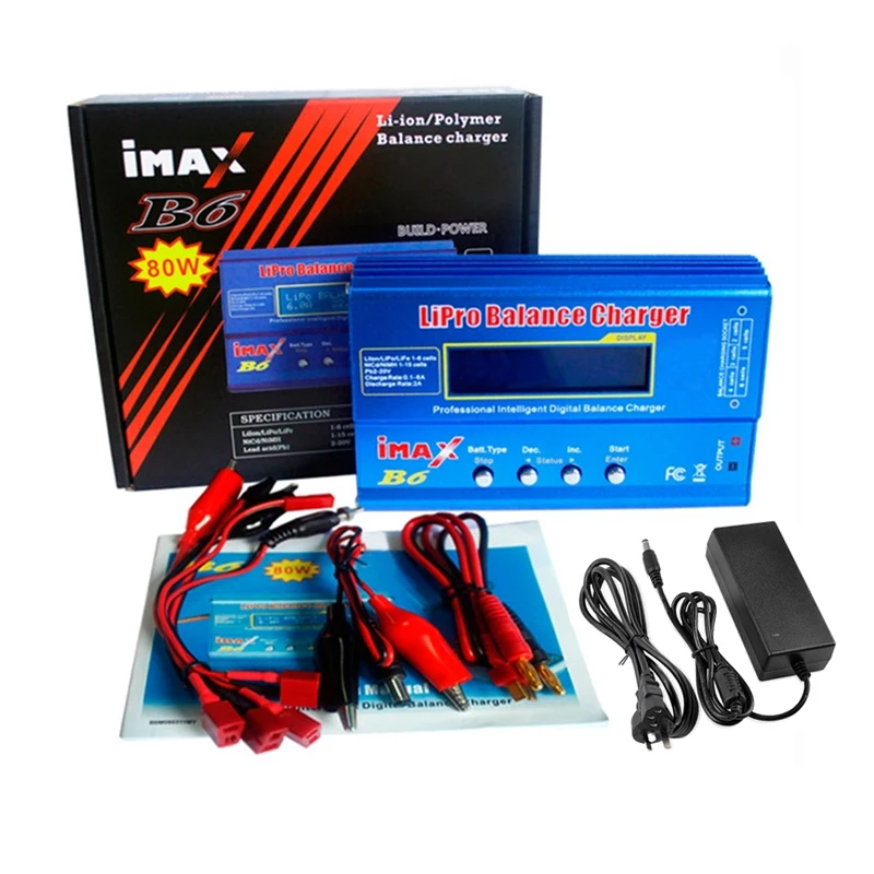 Балансирующее зарядное устройство Lipro IMAX B6 80 Вт Lipo NiMH Lilon NiCd RC балансирующее с