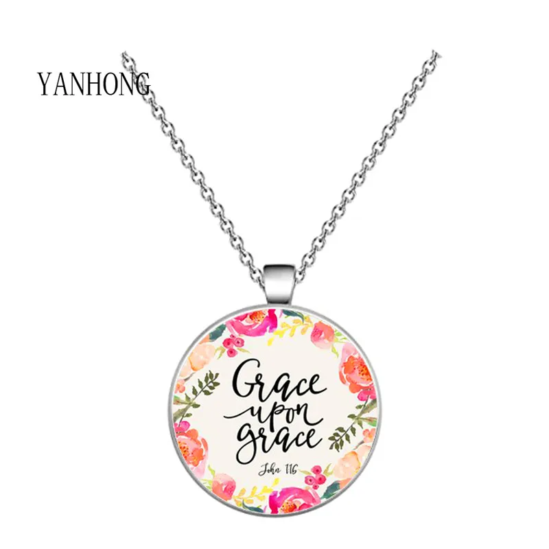 Popular jewelry biblical verse necklace &quotquiet know I am God&quot pendants Psalm 46:10 quotes handmade women | Украшения и