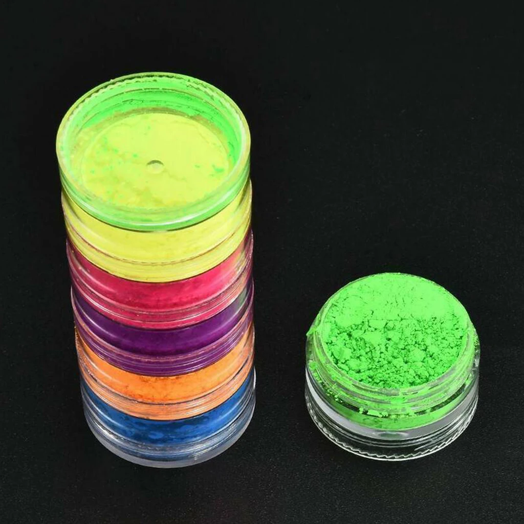 Палитра радужных теней для век профессиональные матовые блестящие тени 6 цветов