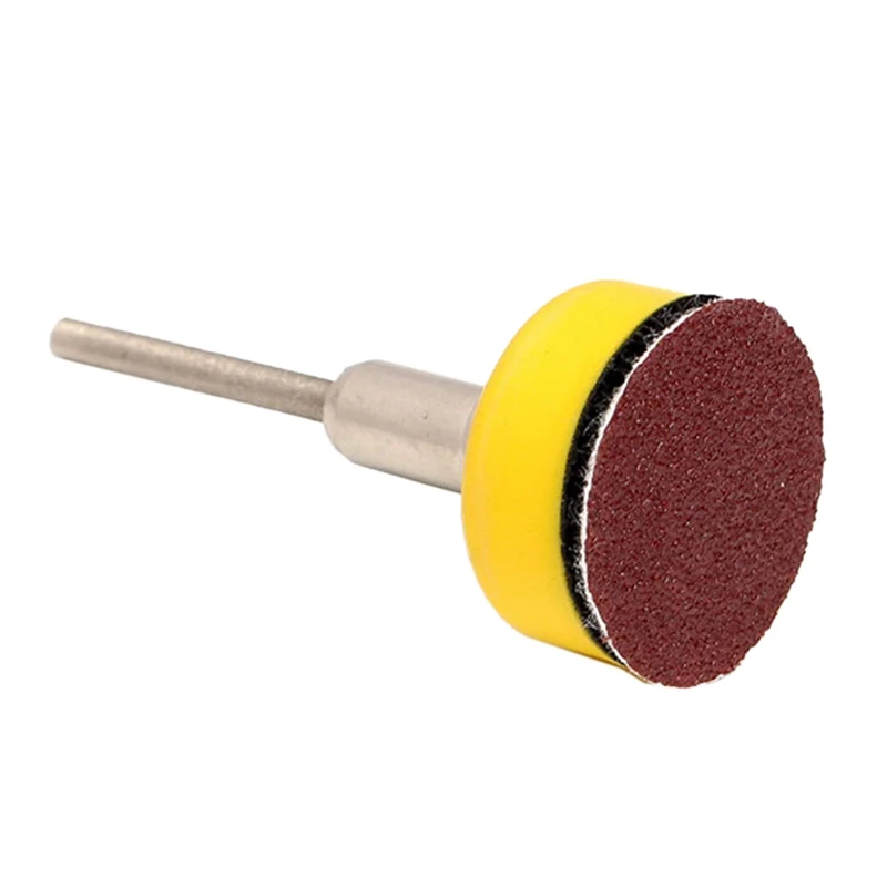 300 шт 1 дюйм шлифовальные диски Крюк и петля с наклейкой задняя пластина 1/8