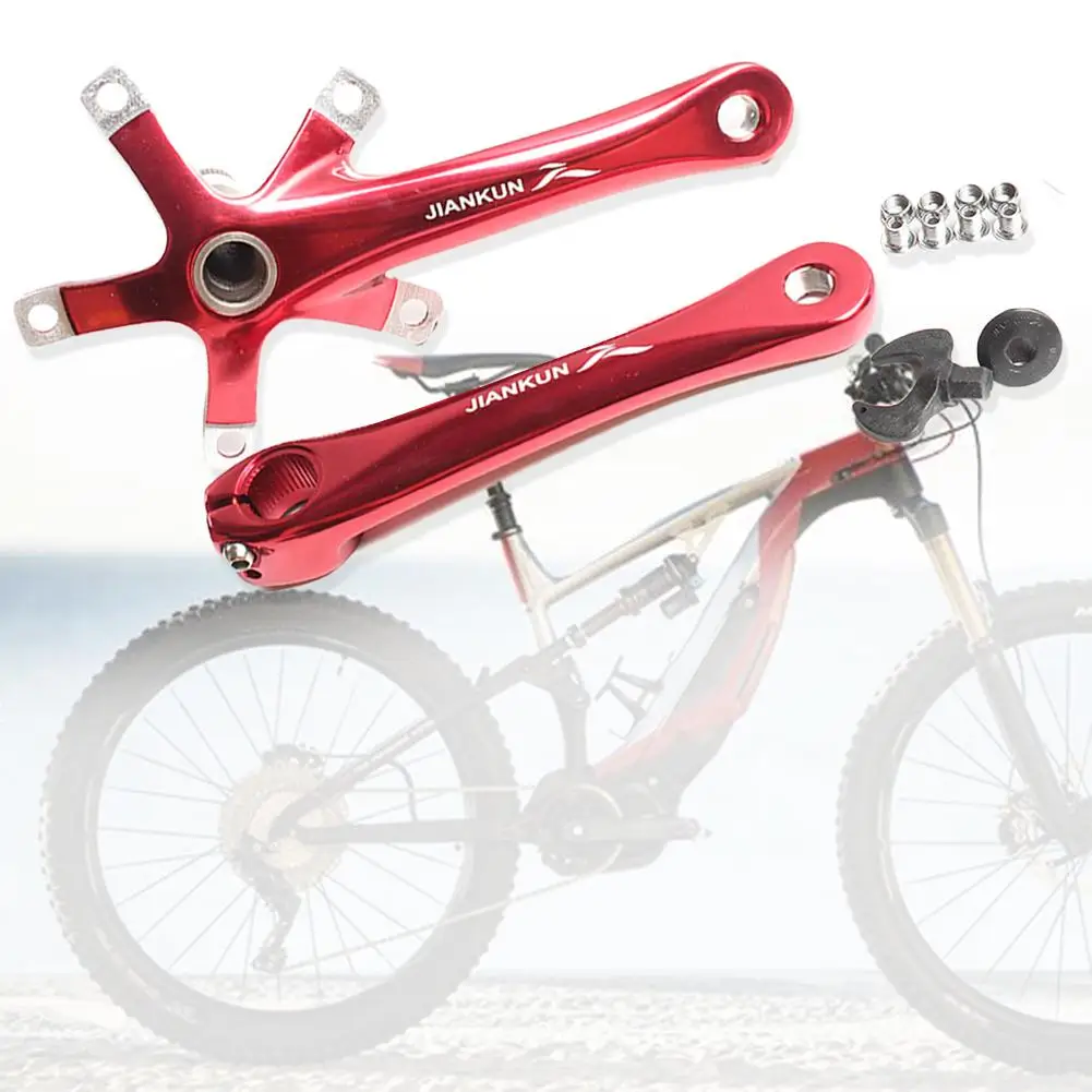 

Folding Bike Integrated Hollow Crankset Bottom Bracket Crank Bicycle Accessories
