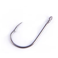 500pcsbox 312 silver fishing hook with barbed hook jigging carp hook with ring qianyou hook box set high carbon steel