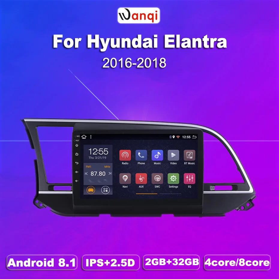 2G ram 32G rom 9 дюймов Android 8 1 автомобильный мультимедийный плеер gps навигация для hyundai