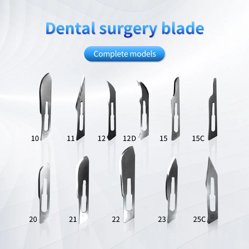 100 шт. стоматологические лезвия из углеродистой стали |