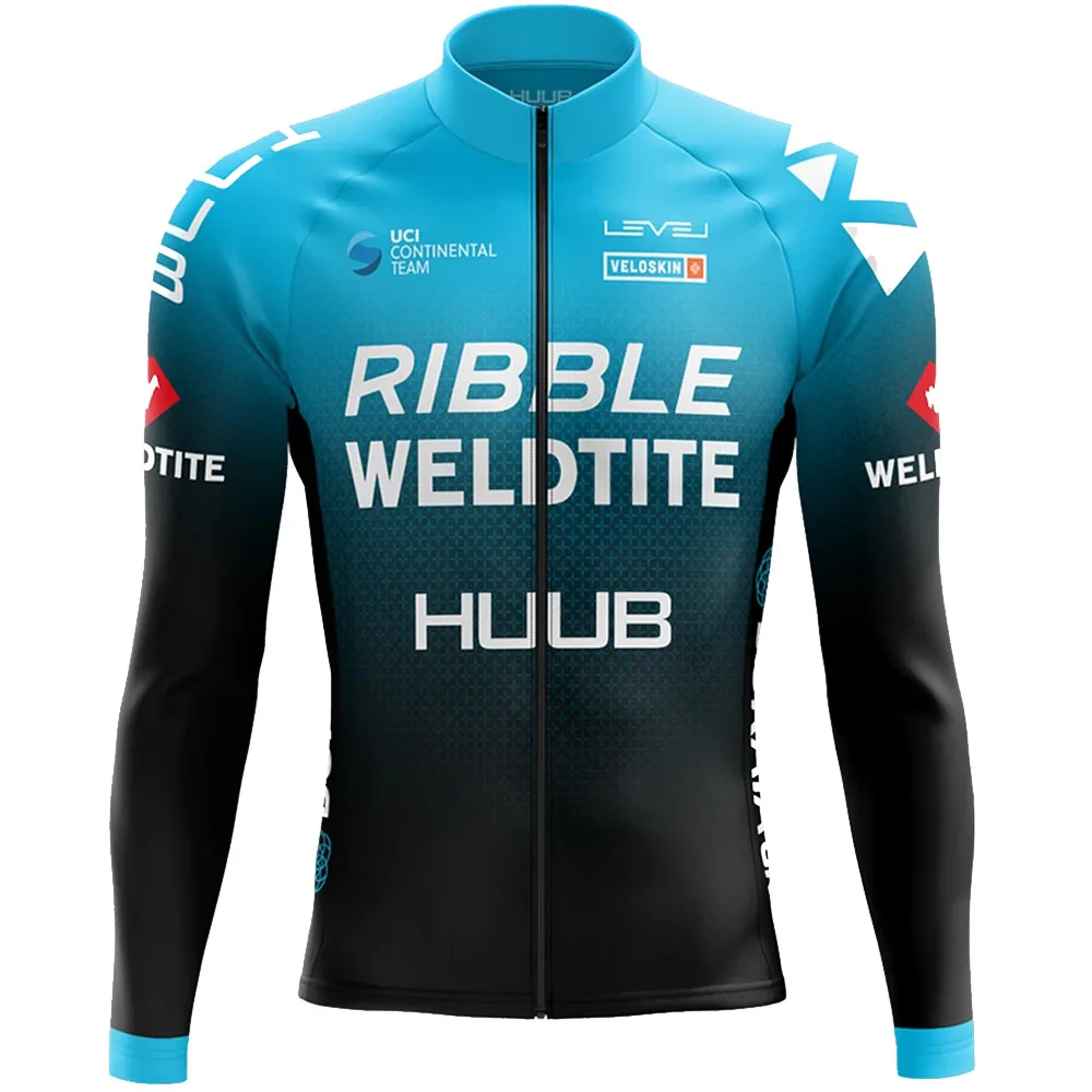 

2020 HUUB Cycling Jersey Set Ribble Weldtite Cycling Clothing Autumn Men Road Bike Shirt Suit Bicycle Tights MTB Maillot Culotte