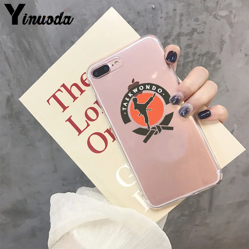 7 Yinuoda Taekwondo красочные аксессуары для телефонов Чехол для iPhone 8 7 6 6S Plus X XS max 10 5 5S SE XR Coque Shell - Цвет: 7
