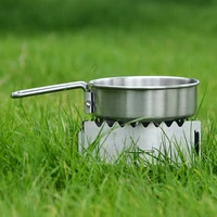 outdoor mini kitchen alcohol stove camping stainless steel windproof windshield picnic solid liquid alcohol furnace