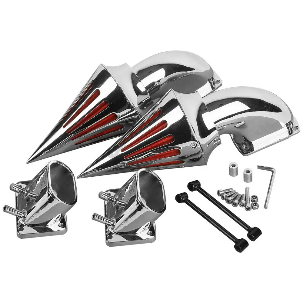 Мотоциклетный алюминиевый двойной воздухоочиститель впускной фильтр для Suzuki 8 M