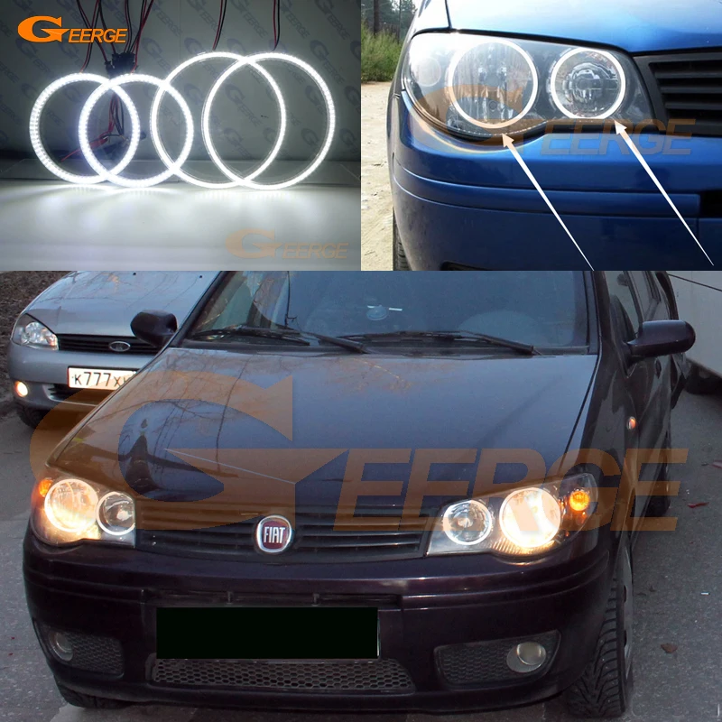 Ультра яркий SMD СВЕТОДИОДНЫЙ ангельские глазки набор колец Дневной светильник