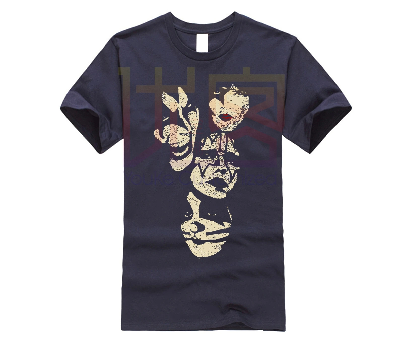 Футболка с принтом поцелуй футболка надписью Kiss Band Members |