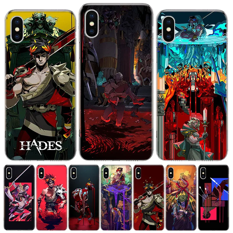 

Game Hades Action Phone Case For Apple Iphone 11 12 Mini 13 Pro Max SE 2020 X XS XR 8 Plus 7 6 6S 5 5S SE Cover Shell Coque