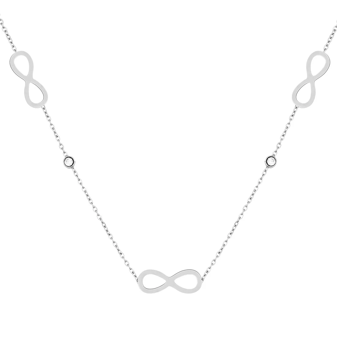 

Parigi PRGJEL1138 Women Necklace Valentine's Day Gift Steel Metallic Gray Birthday Gift for Womens Mothers Day Gift