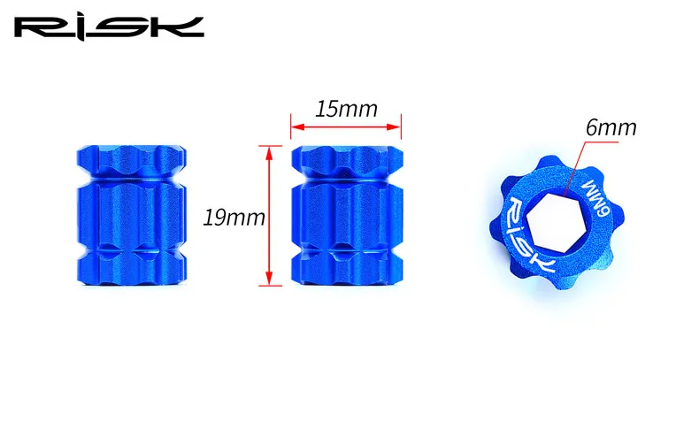 Mtb Bike Crank Bolts Wrench Aluminum 7075 CNC 6 MM Plum Tools for SHIMANO XT M8000 Bicycle Crankset Lock New Hot | Спорт и