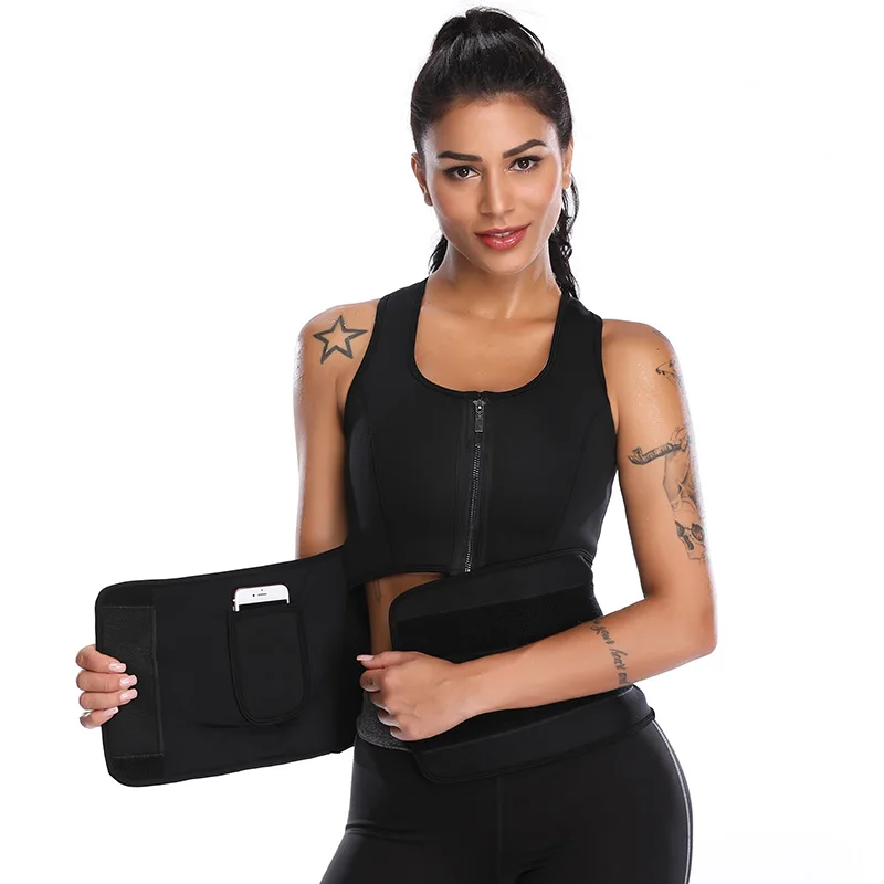 Women Shapewear Neoprene Sauna Waist Trimmer Girdle Wasit Trainer Slimmmg Vest for Women Adjustable Waist Shaper Tummmy Control