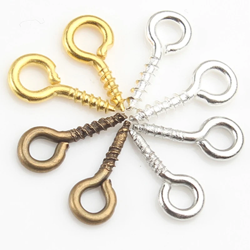 Штифты под глаза овцы золотистые/Серебристые штифты для браслета своими руками