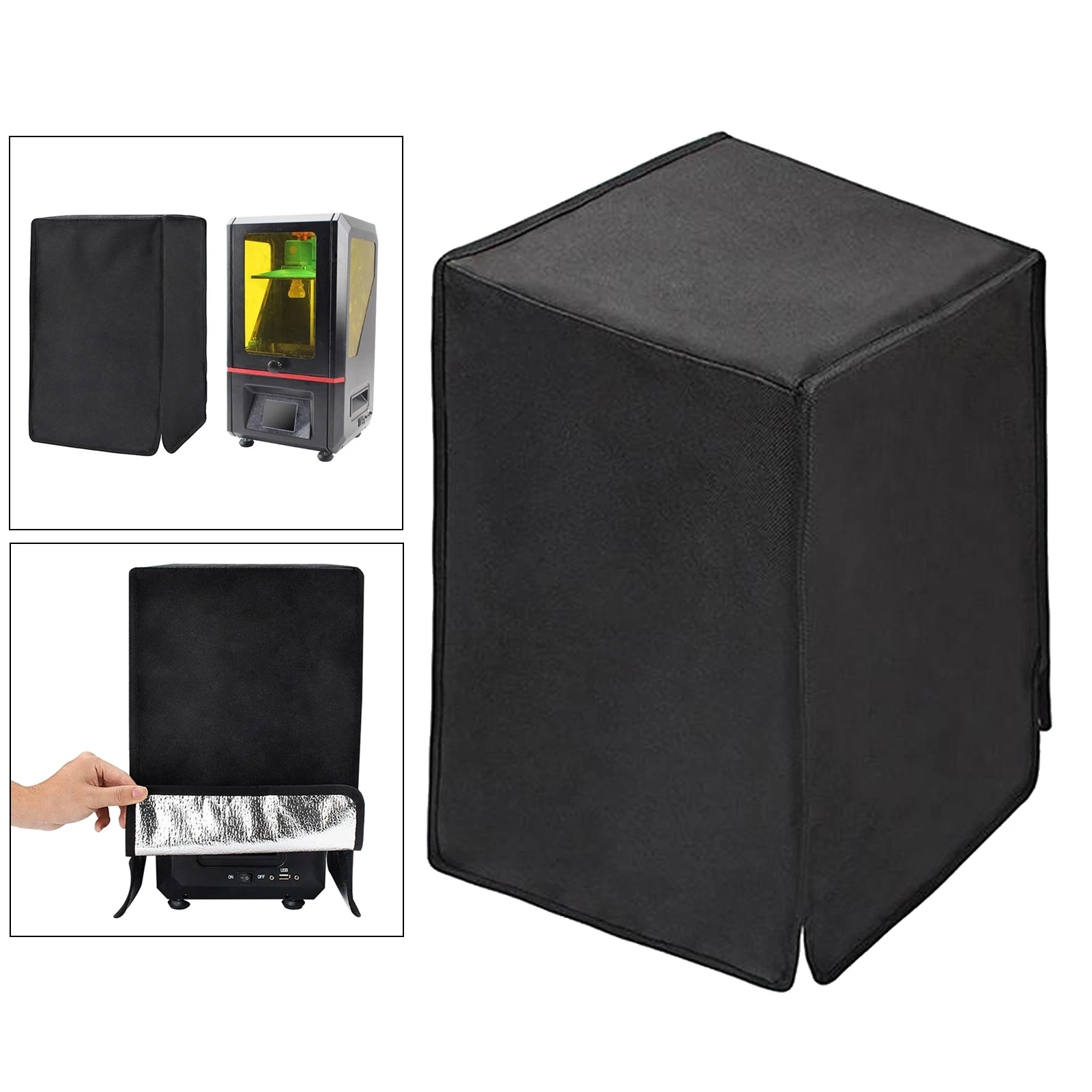 

Enclosure Blackout Cover for 3D Resin Printers Printer Protection from Sunlight, Dust, Dirt, Spill Storage Sleeve