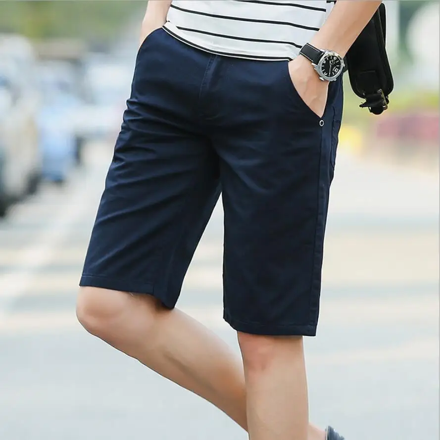 

2019 New high quality Mens Cotton Shorts Summer Men Shorts Homme Stylish Casual Beach Shorts Men Short Pants