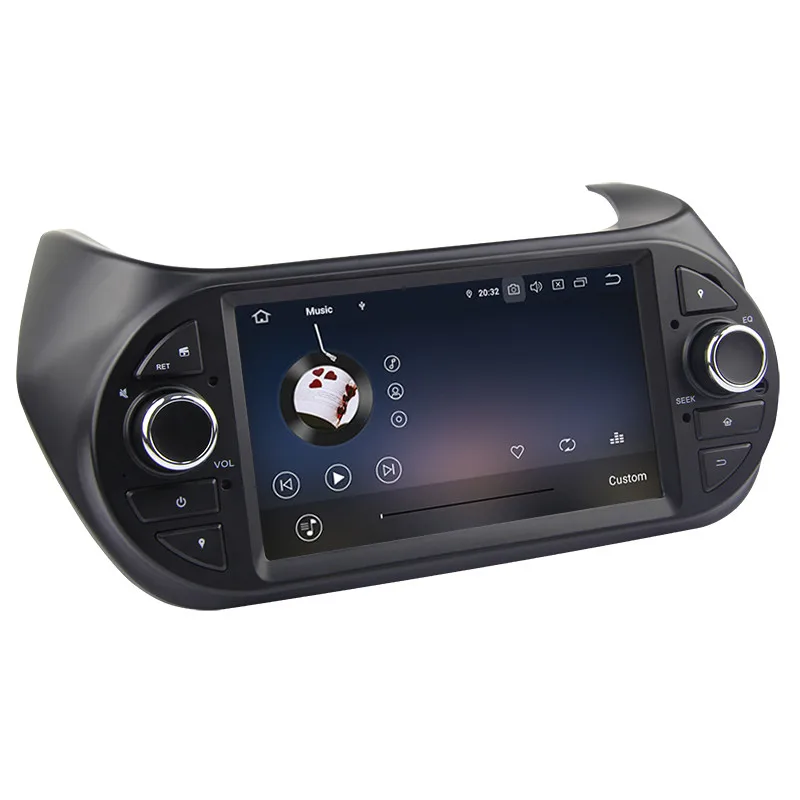 Android 9 0 автомобильный dvd стерео радио gps навигации для Fiat Qubo Citroen с изображениями из