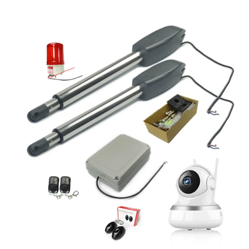 KPM-C02 сверхпрочный двойной автоматический набор для открывания ворот распашных