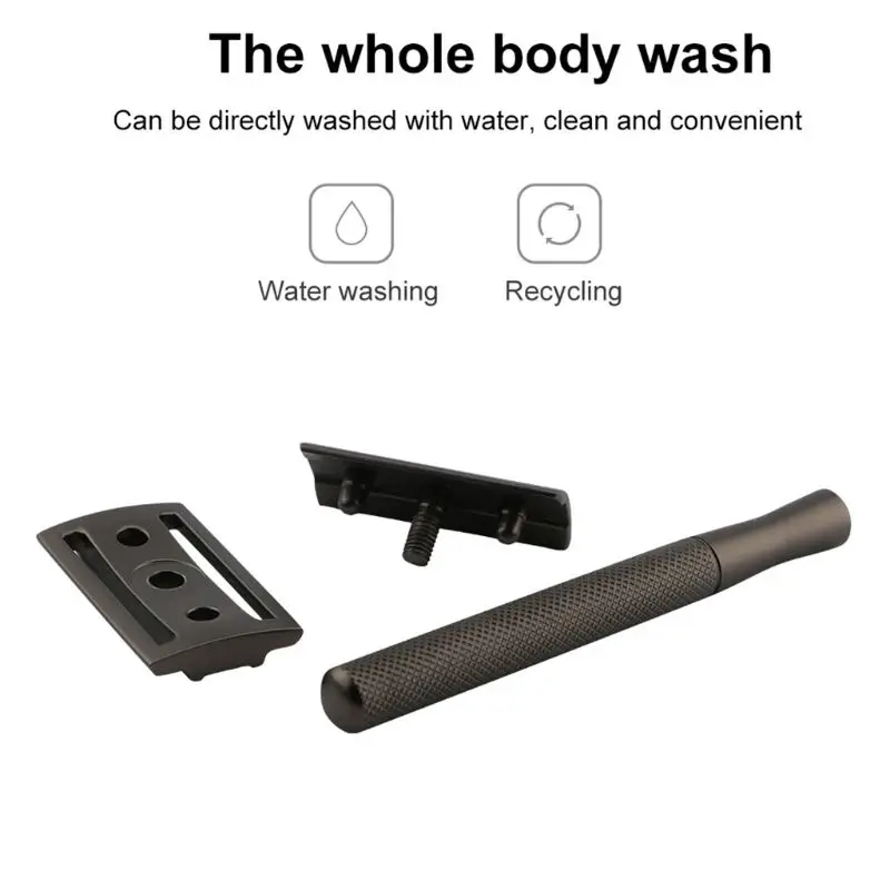 Традиционная винтажная двойная окантованная Безопасная бритва с