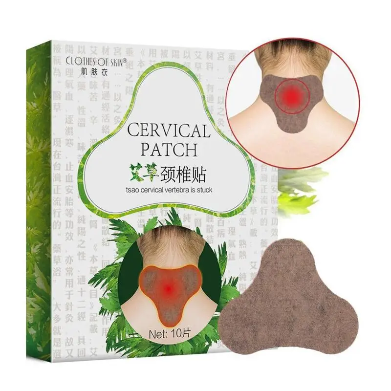 

New 2019 10pcs/box Knee Moxa Moxibustion Plaster Leg Pain Relief Wormwood Sticker Self Heating Warming Meridians Patches Plaster