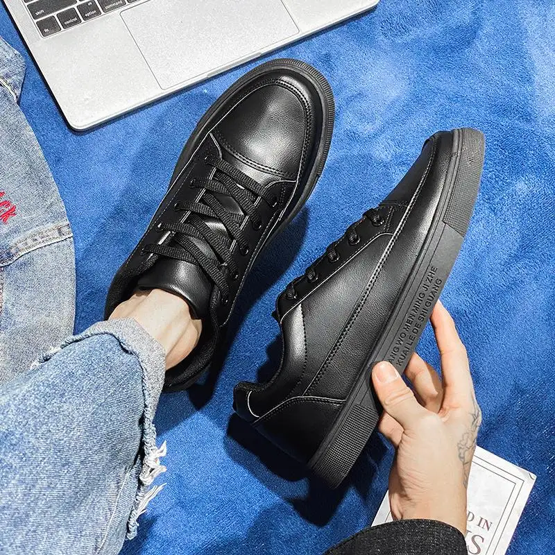 

Women Casual Sneakers Bonded leather White Sneakers,Breathable Sneakers,Comfort Shoes,Women's Vulcanize Shoes Flat Shoes Female
