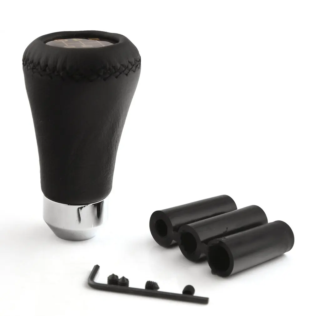 

Car Modification Universal 5-level Manual Gear Head With Gear Manual Gear Lever Leather Gear Lever Head Wave Stick Head