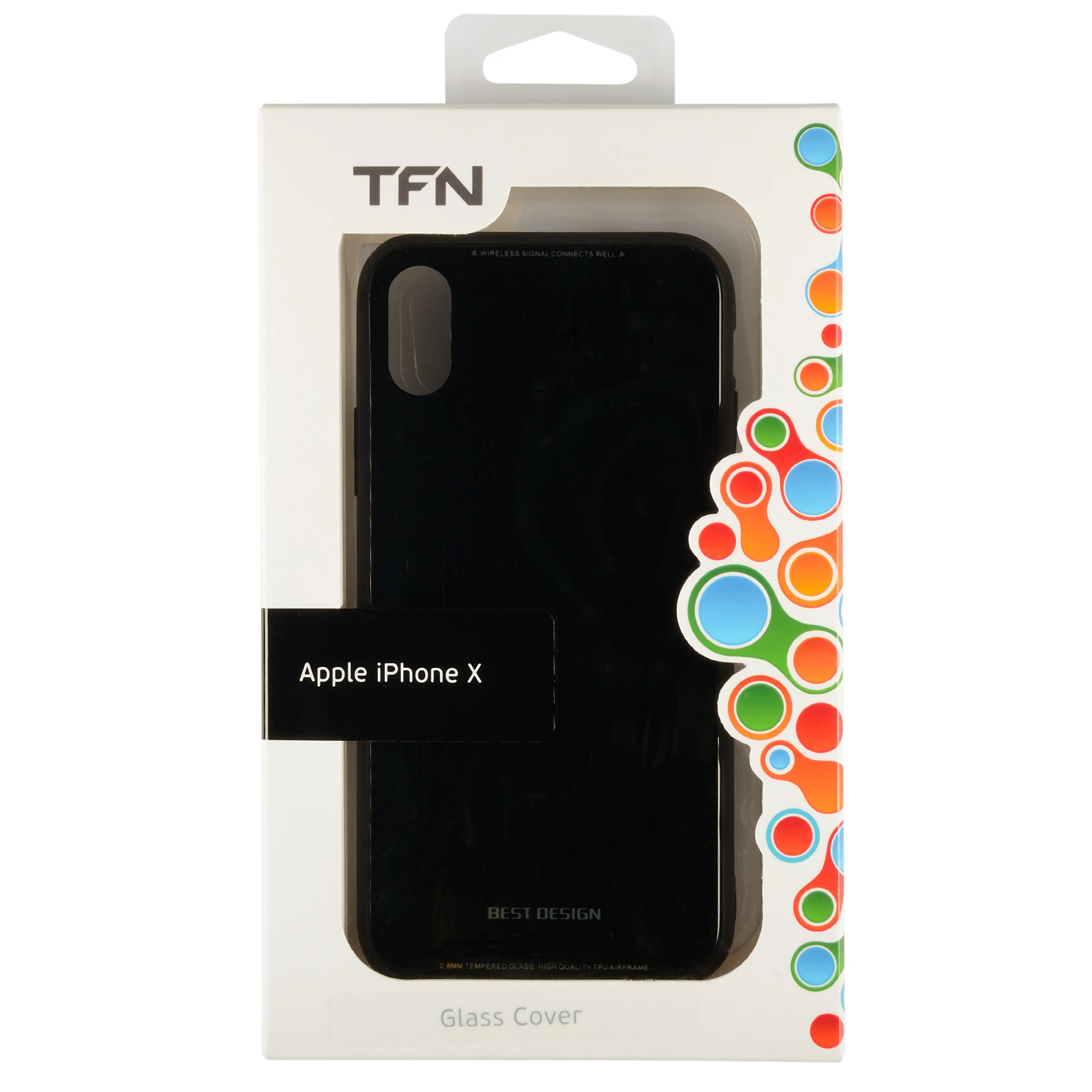 Чехол iPhone 8+/7+ Glass TFN|Бамперы| |