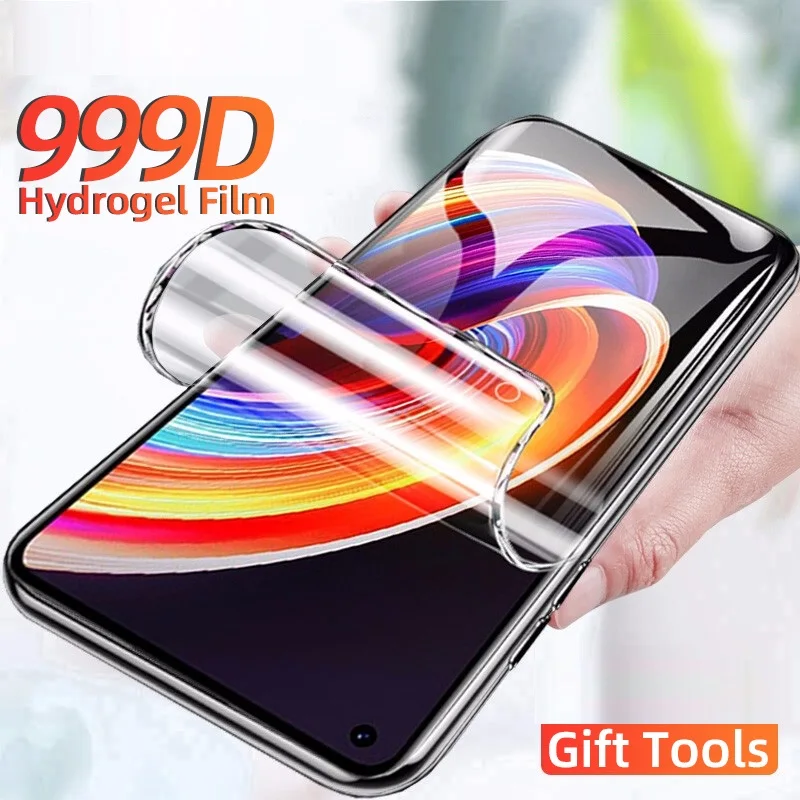 

Hydrogel Film for OPPO Realme 6 Pro 6i X 5i X50 C3 C15 Safety Film Screen Protector for Realme C11 X2 Pro X3 Superzoom Film