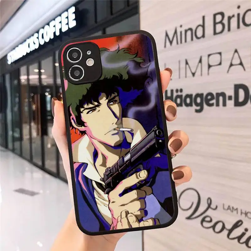 

Cowboy Bebop See You Space Phone Case For iphone 12 11 8 7 plus mini x xs xr pro max matte transparent cover