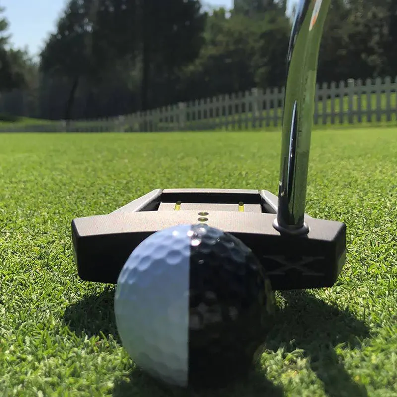 Новые 3 шт. 2-цветной мяч для гольфа Черный и белый клюшки школа помощи прочный